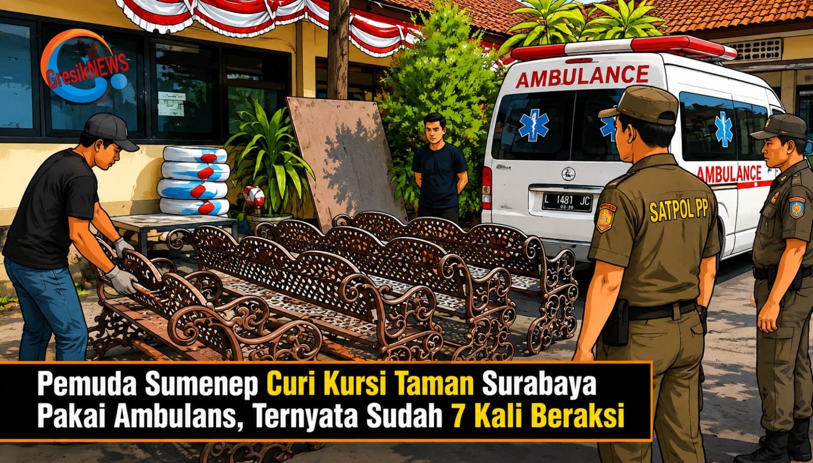 Kursi Taman Hilang, Celah Pengawasan Terbuka