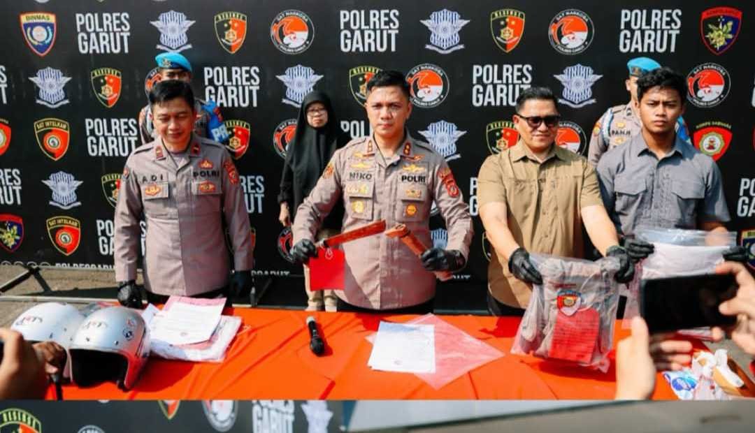 Polres Garut Gelar Konferensi Pers Terkait Kasus Penganiayaan